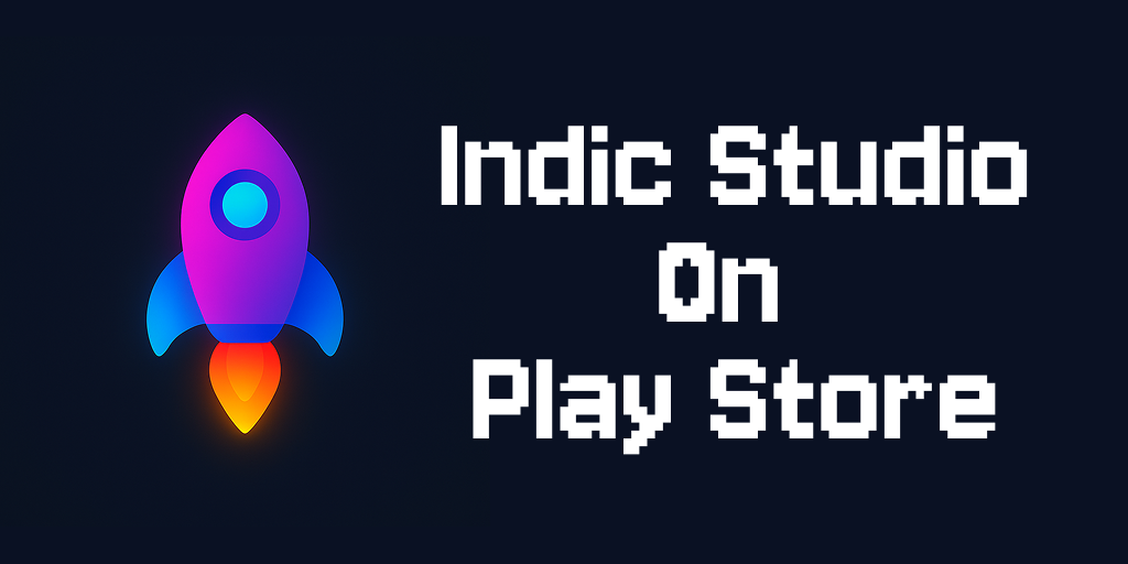 Get it on Google Play - Download IndicStudio Apps